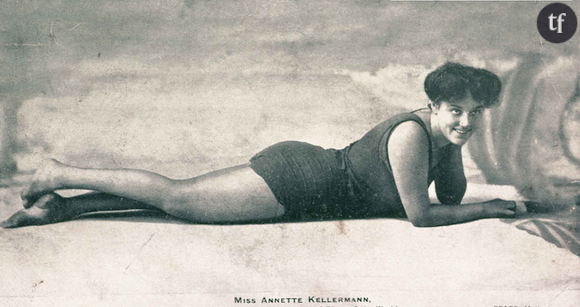 Annette Kellerman et son maillot de bain au début des années 1900.
