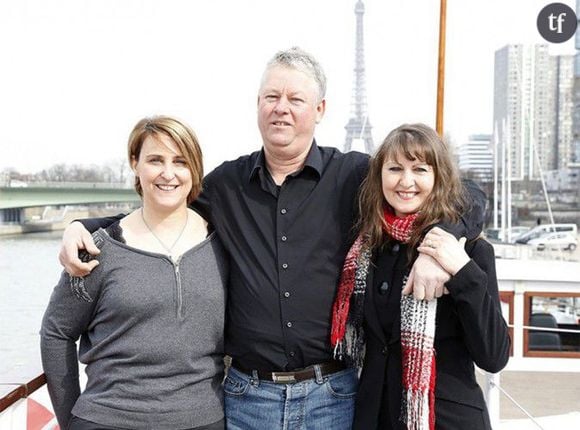 Florence, Éric et Rose-Marie de "L'amour est dans le pré" 2015.