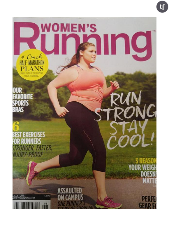 La une du magazine Women's Running du mois d'aout.