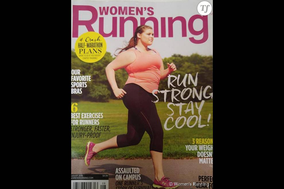 La une du magazine Women&#039;s Running du mois d&#039;aout.
