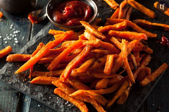 Les frites de patate douce ou comment manger des légumes sans en avoir l'air