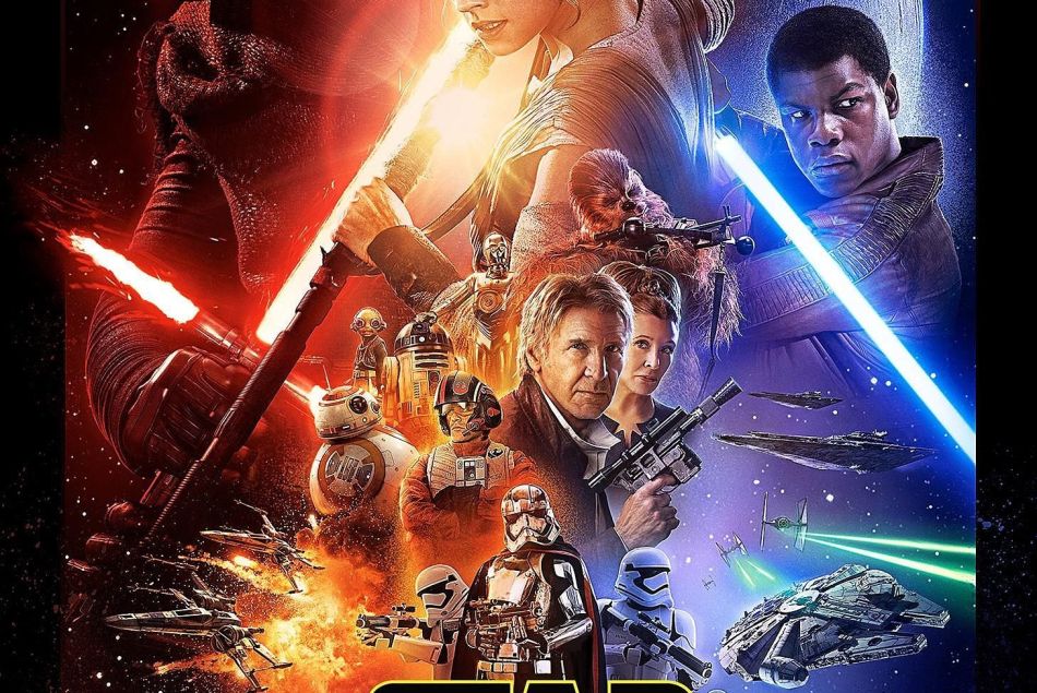 Le poster officiel du prochain épisode de Star Wars "la Force se Reveille" avec Daisy Ridley.