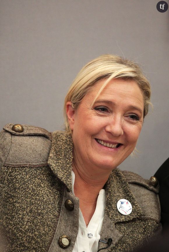  Marine Le Pen au 28ème Salon international des Productions Animales à Rennes le 17 septembre 2015. 