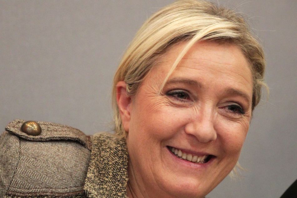  Marine Le Pen au 28ème Salon international des Productions Animales à Rennes le 17 septembre 2015. 