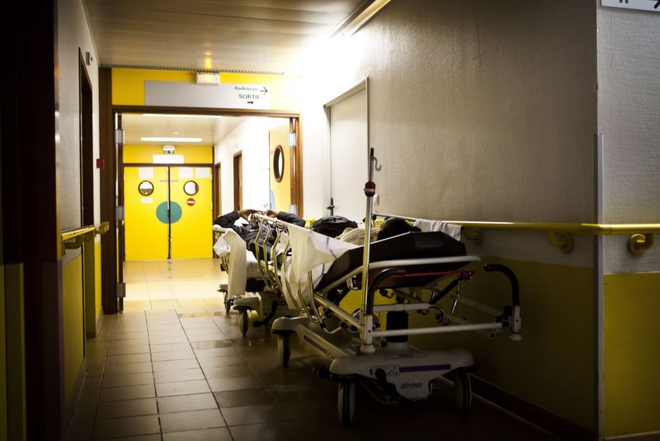 Une chambre d'hôpital en France