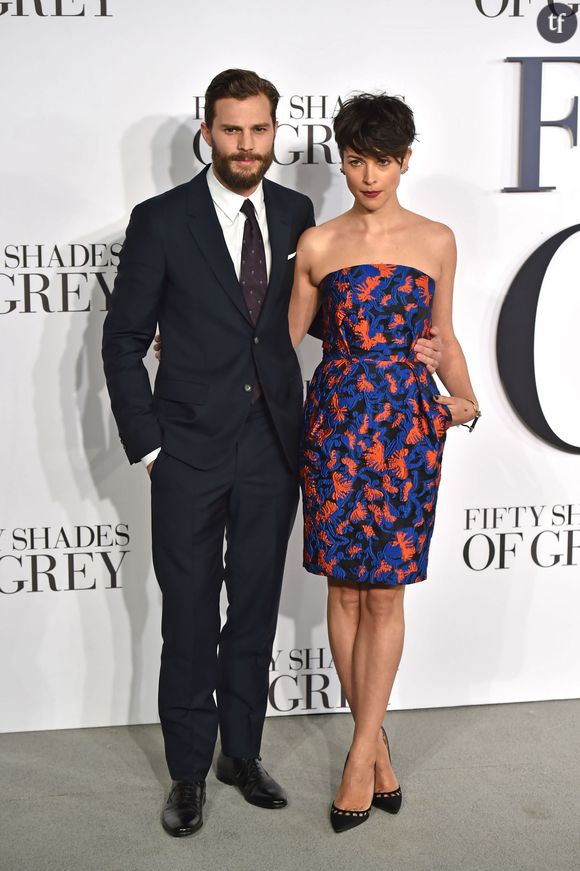 Jamie Dornan et sa femme Amelia Warner en février 2015