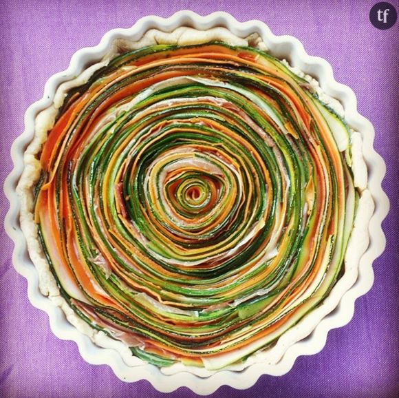 L'étonnante recette de la tarte tourbillon aux légumes