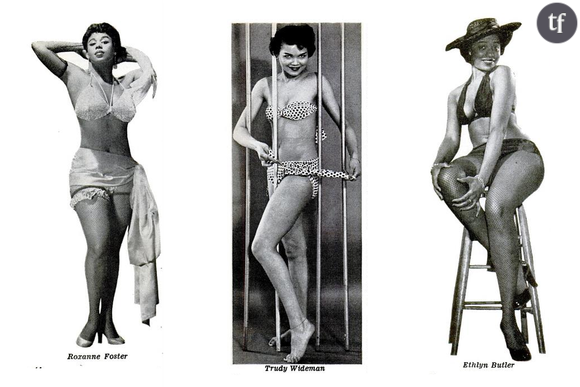 Des pin-ups noires dans l'édition du magazine Jet de 1955