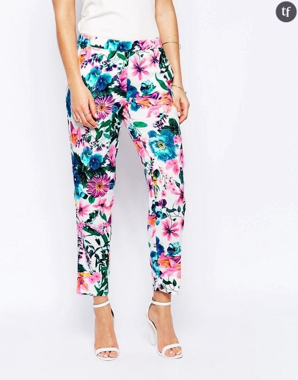 Pantalon aux motifs fleuris, Asos, 42,99