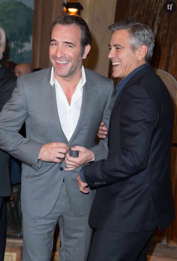 Jean Dujardin et George Clooney