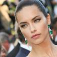 Adriana Lima sait comment mettre en valeur sa beauté brésilienne avec un joli trait d'eye liner à Cannes.