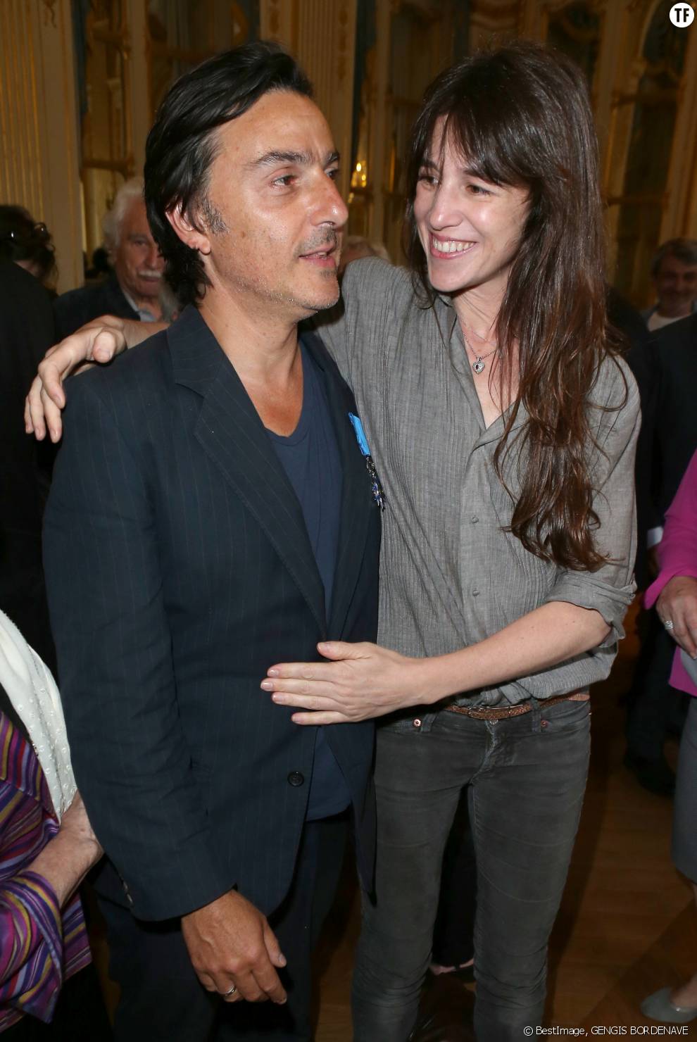 Yvan Attal et sa femme Charlotte Gainsbourg