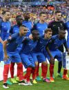 L'Equipe de France au match d'ouverture de l'Euro 2016, France-Roumanie au Stade de France, le 10 juin 2016