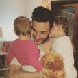 Hugo Lloris, sa femme Marine et leurs deux filles