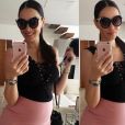 Sidonie Biémont, compagne d'Adil Rami, enceinte de leur premier enfant