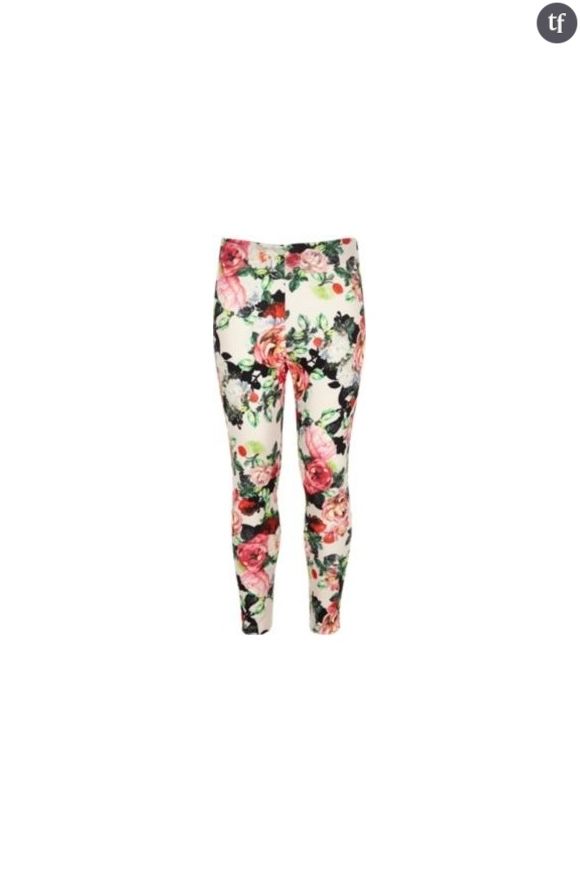 Le legging à fleurs