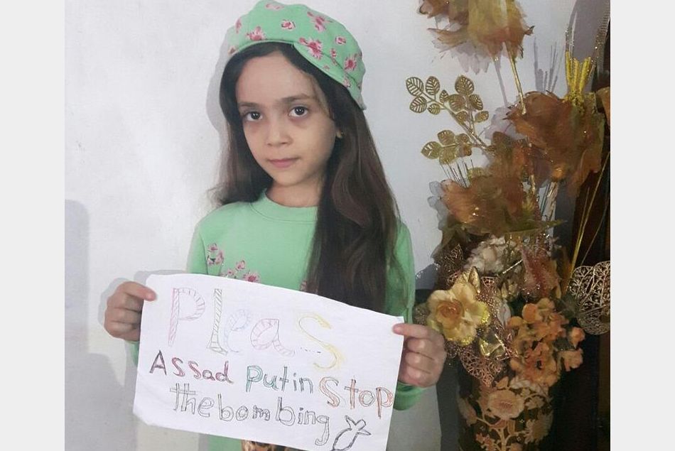 Bana Alabed, 7 ans, piégée dans l'enfer d'Alep, raconte son quotidien sur Twitter