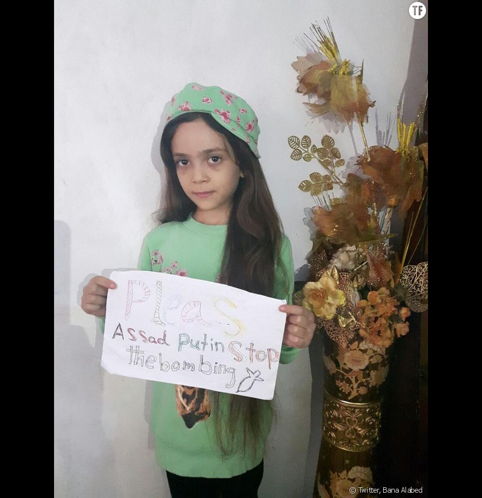 Bana Alabed, 7 ans, piégée dans l&#039;enfer d&#039;Alep, raconte son quotidien sur Twitter