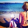 Sylvie Tellier, son compagnon Laurent et leur fille Margaux sur Instagram
