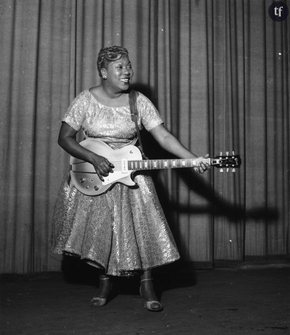 La chanteuse et guitariste Rosetta Tharpe