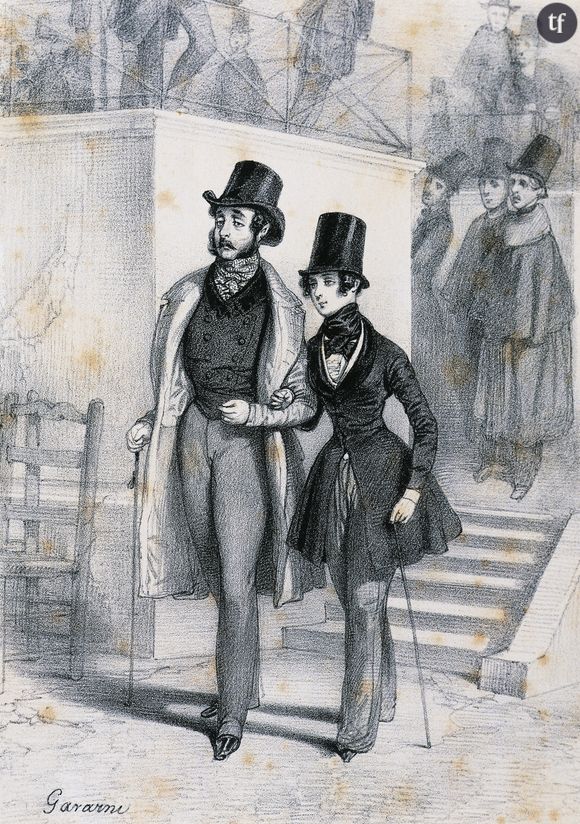 George Sand en pantalon avec Henri de Latouche