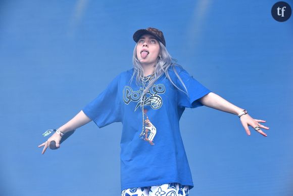 La chanteuse Billie Eilish sur scène à San Fancisco le 10 août 2018