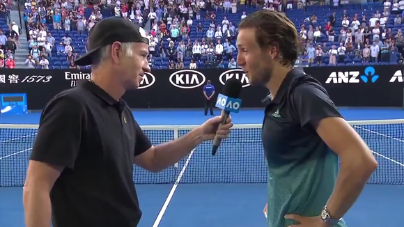 Quand Lucas Pouille remet en place John McEnroe après une question sexiste