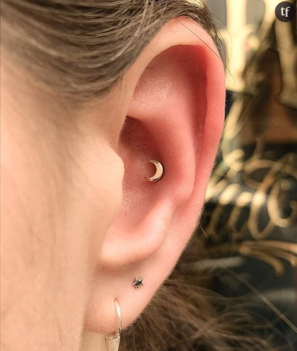 Conch piercing