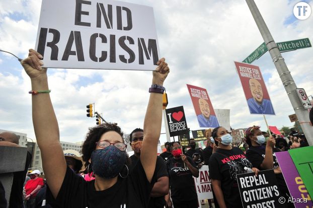 Une marche anti-racisme à Atlanta.