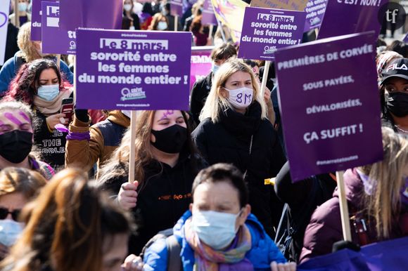 Marche féministe du 8 mars 2021 à Paris