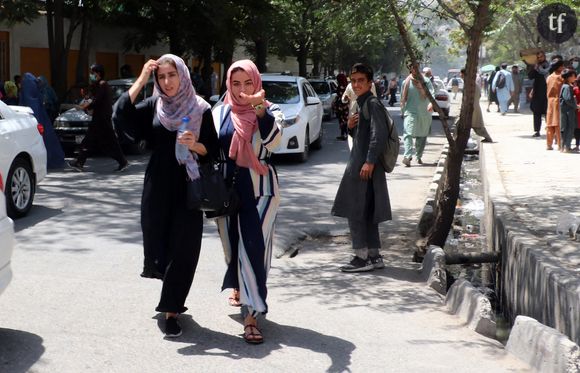 Panique à Kaboul, en Afghanistan, le dimanche 15 août 2021, après l'entrée des talibans dans la ville. Photo de Bashir Darwish.