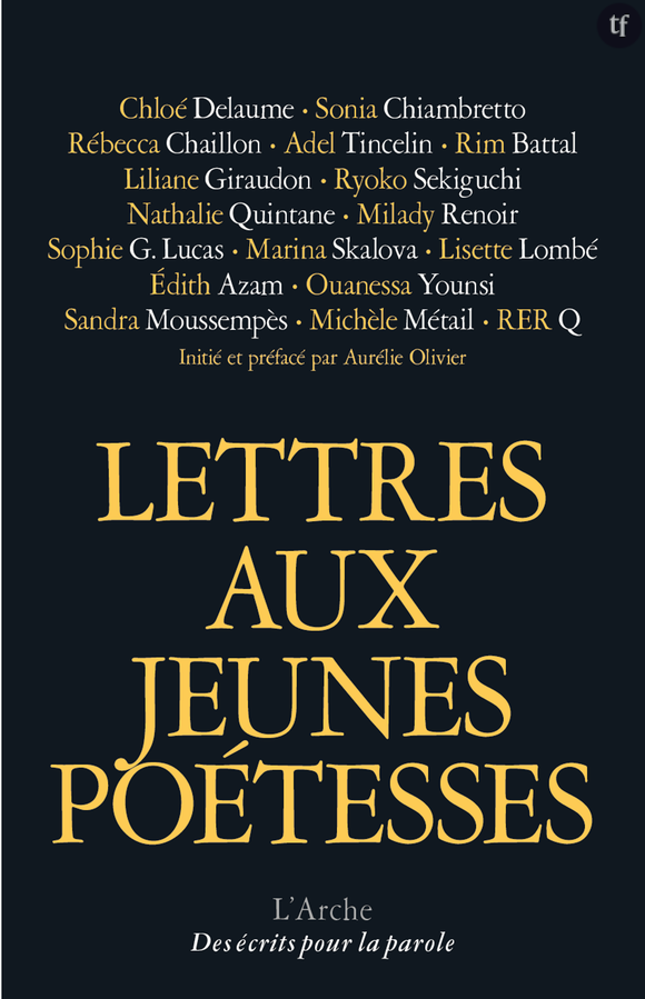 "Lettres aux jeunes poétesse", livre collectif pour guider les poétesses de demain.