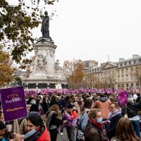 La marche #NousToutes honteusement perturbée par un groupuscule d'extrême droite