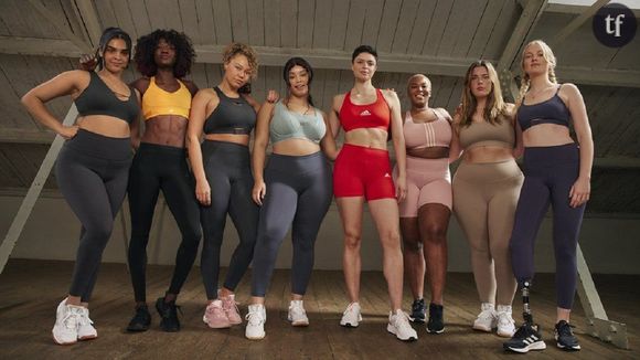 La campagne Adidas promouvait ses nouvelles brassières de sport