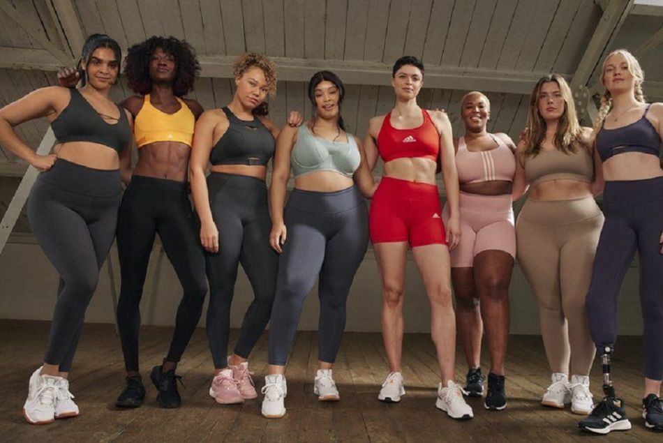 La campagne Adidas promouvait ses nouvelles brassières de sport