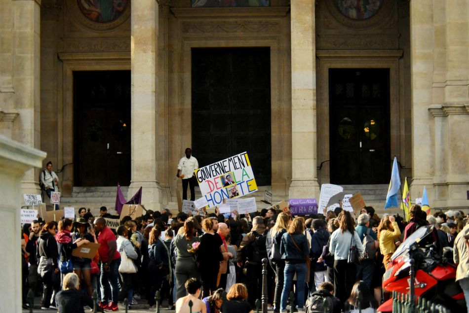Manifestation à l'appel de l'Observatoire des violences sexistes et sexuelles à Paris le 24 mai 2022