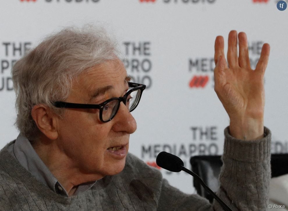  Le réalisateur Woody Allen à une conférence de presse à San Sebastian le 9 juillet 2019 