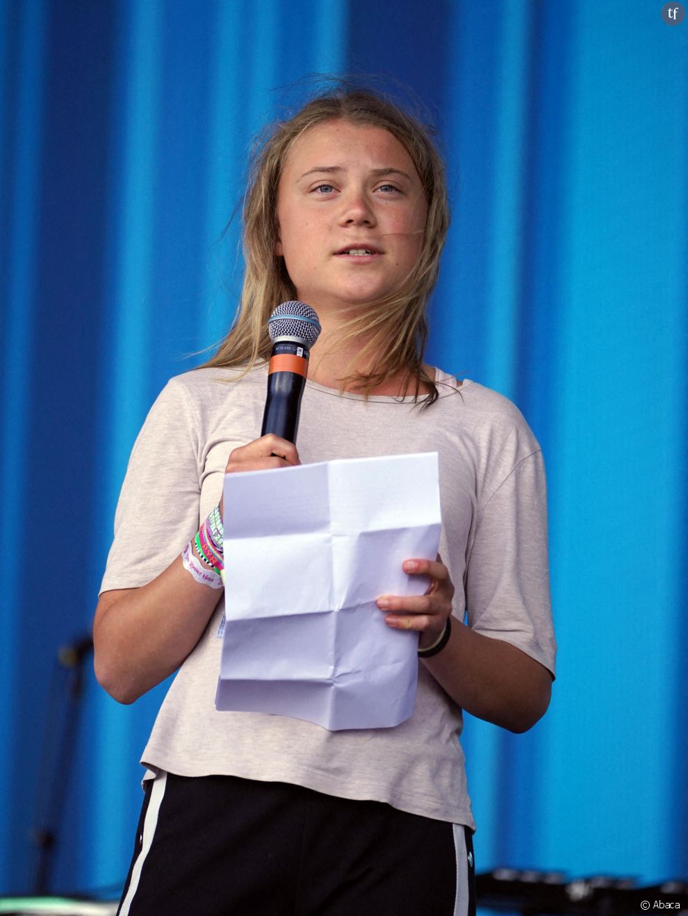  Greta Thunberg en juin 2022 au Glastonbury Festival 