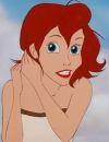 Ariel la petite sirène avec les cheveux courts