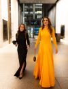 La reine Rania et la princesse Iman de Jordanie lors du dîner de gala "Kering Foundation Caring for Women" à New York, le 15 septembre 2022.   