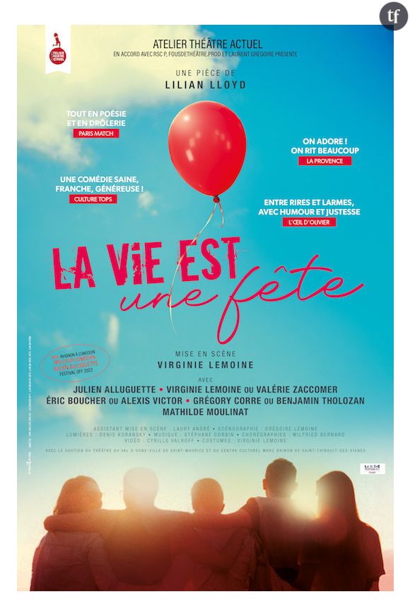 Affiche de "La Vie est une fête".