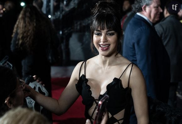  "Nous revendiquons une tolérance zéro pour l'antisémitisme", a rétorqué la maison de production de Scream 7.
Melissa Barrera greets fans at the world premiere of "Scream VI" at AMC Lincoln Square Theater (Photo by Lev Radin/Pacific Press) à la première du film "Scream VI" à New York, le 6 mars 2023. Celebrities at the premiere of "Scream VI" in New York. March 6th, 2023.