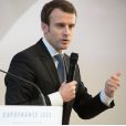 Emmanuel Macron à la Fondation Vuitton en mars 2015