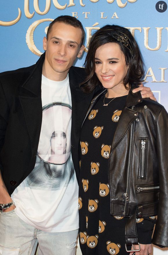 Alizée et Grégoire Lyonnet à l'avant-première du film d'animation "Clochette et la créature légendaire" le 20 mars 2015