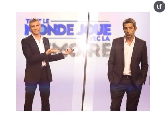 Nagui et Michel Cymès dans "Tout le monde joue avec la mémoire"