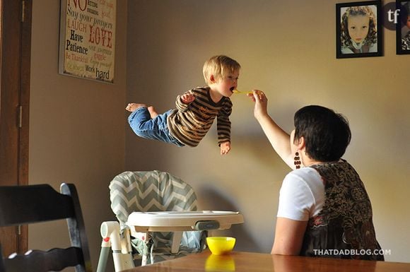 Grâce à cette série de photo, Alan Lawrence veut montrer à son fils que sa maladie ne sera pas un handicap insumontable dans sa vie future