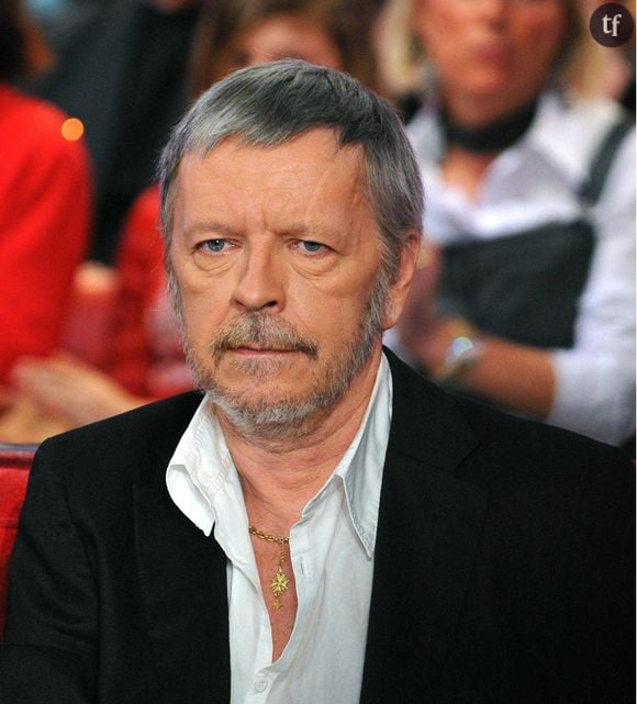 Le chanteur Renaud sur le plateau de Vivement Dimanche en 2010.