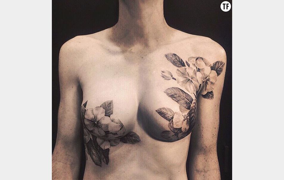 Des Tatouages Pour Magnifier Les Cicatrices Des Survivantes Du Cancer Du Sein Terrafemina
