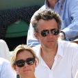 Anne-Sophie Lapix et Arthur Sadoun à Roland-Garros l'an dernier