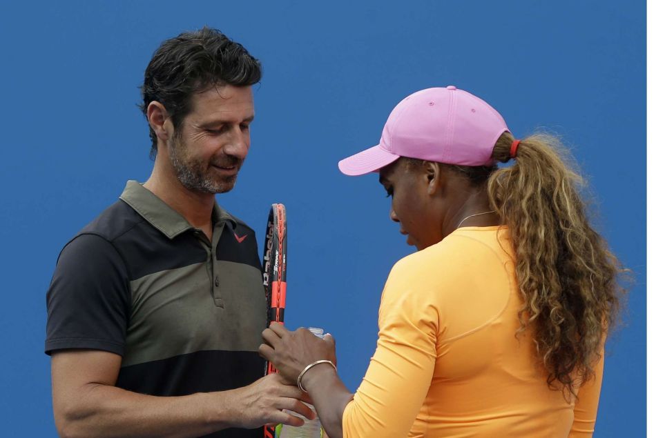 Le coach entretient une relation pleine de complicité avec la joueuse de tennis américaine.